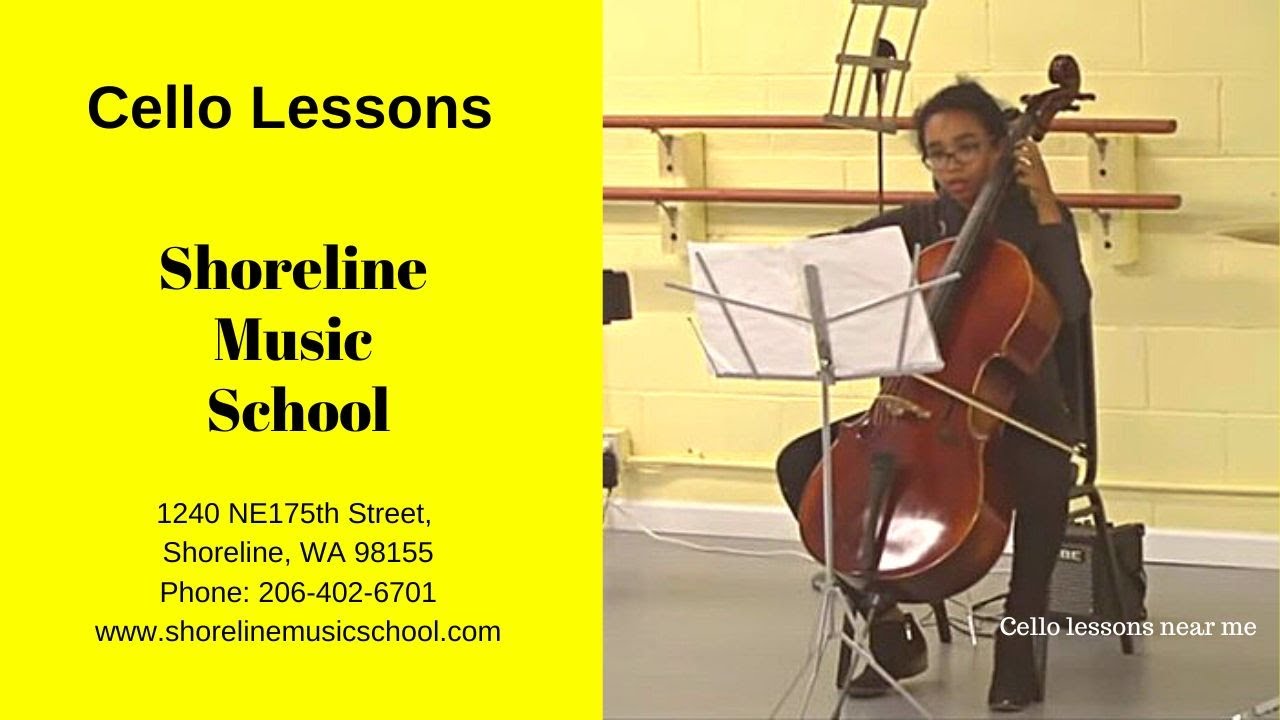 Cello Lessons Recital Shoreline Music School, Shoreline WA YouTube