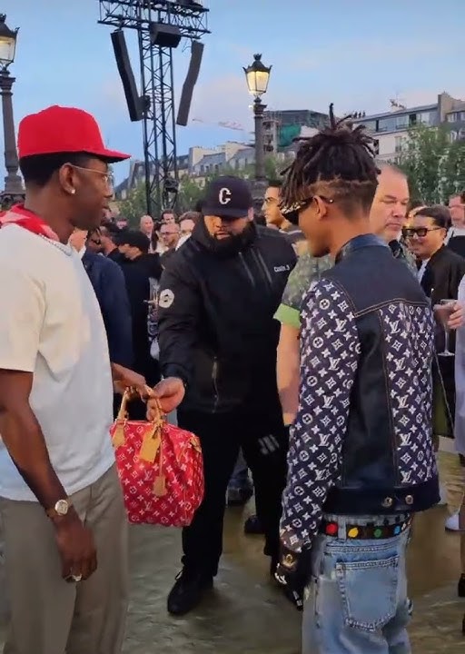 Jaden Smith and Tyler the creator Louis Vuitton fashion show 