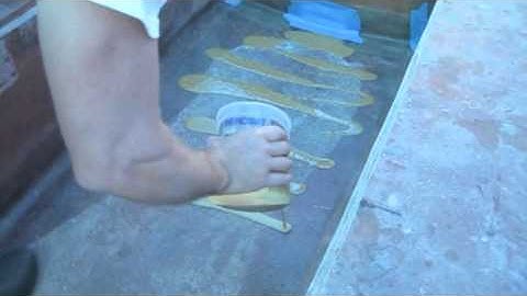 Pouring Expanding Foam