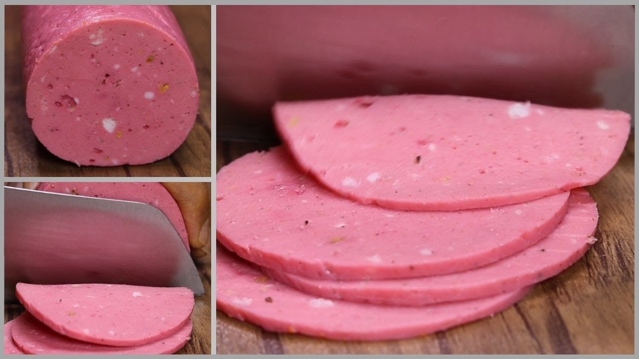 طريقة عمل لانشون اللحمة في البيت بدون لحمة❗حصريا سر لانشون البيف الجاهز لأول مرة 👌