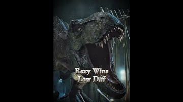 Rexy Vs Jurassic World Rebirth #jurassicworld #jurassicpark #dinosaur #tyrannosaurusrex #hybrid