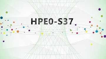 How to study your HPE0-S37 exam in an easy way?