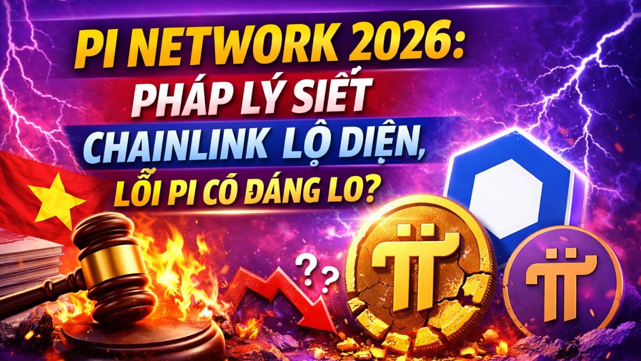 🔥 Pi Network 2026: Pháp Lý Siết, Chainlink Lộ Diện, Lỗi Pi Có Đáng Lo?