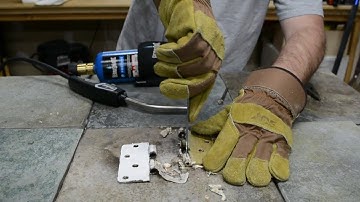 Removing Paint from Metal Hardware with a Torch - Fast & Easy