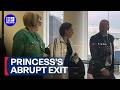 Norwegian princess rushes home to be with sick mother amid alleged stalker case | 9 News Australia