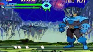 X-Men Vs. Street Fighter - Gambit-Rogue Playthrough 2/2