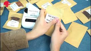 Phomemo Label Printer, M220 Label Maker, 3 inch Bluetooth Barcode Label Printer,