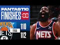 Final 0:58 of INTENSE ENDING to Nets vs Knicks! (Battle of Boroughs) 🔥