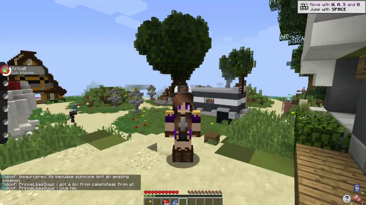 Minecraft Pixelmon Refourged EP#1 pixelmoncraft server getting k.od