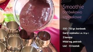 ArtMIX   smoothie borowkowo szpinakowe