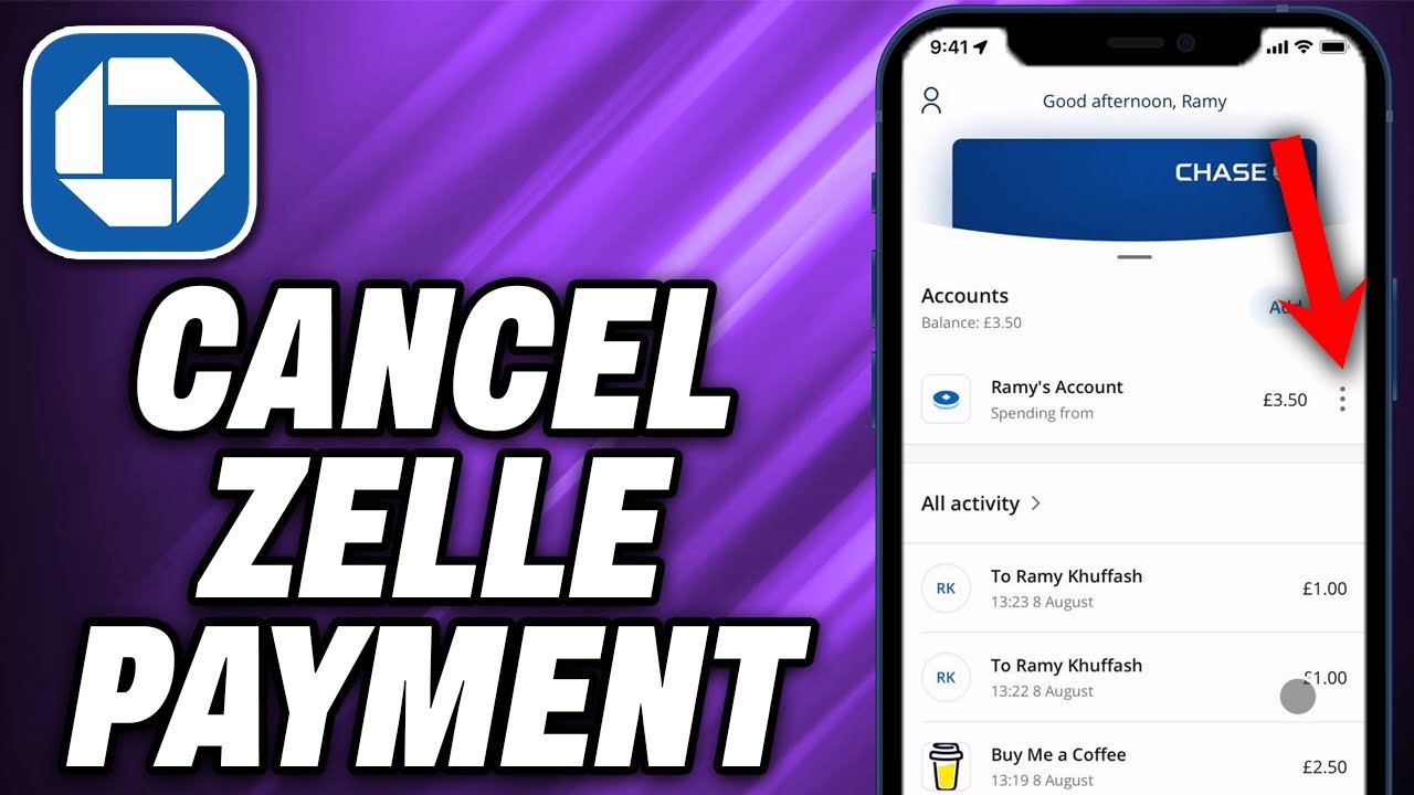 How To Cancel Zelle Payment On Chase Mobile App - Quick Help - YouTube