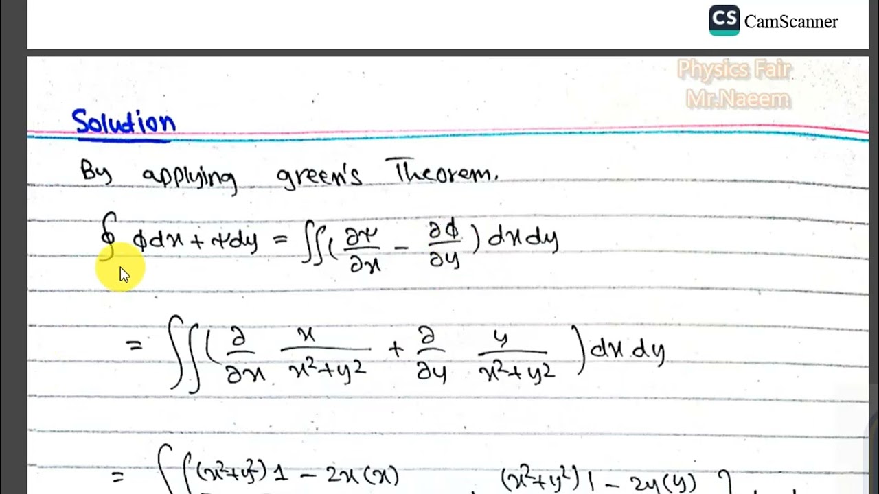 Solved Examples and Questions of Stoke's Theorem||Green's Theorem||Gauss's Theorem||MMP||BS PHY