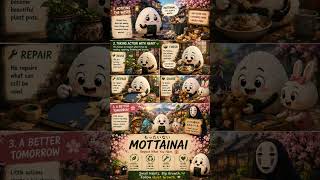 🌱 Waste less. Appreciate more. That's Mottainai. 🇯🇵✨ #quietgrowth