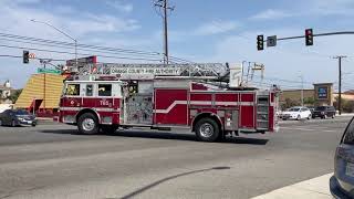 OCFA Truck 85 Returning