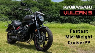 Kawasaki Vulcan S  Ride Review  Fastest Midweight Cruiser  Rev Explorers