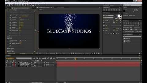 After Effects Tutorial: Title with Particles - Trapcode - (Trapcode) (Part 1)