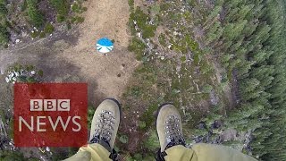 Smokejumpers: Into fire with California's elite firefighters - BBC News