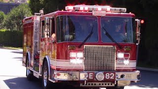 LAFD Engine 82 Responding