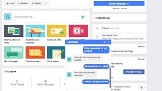 Facebook Front Desk Chat Bot screenshot 1