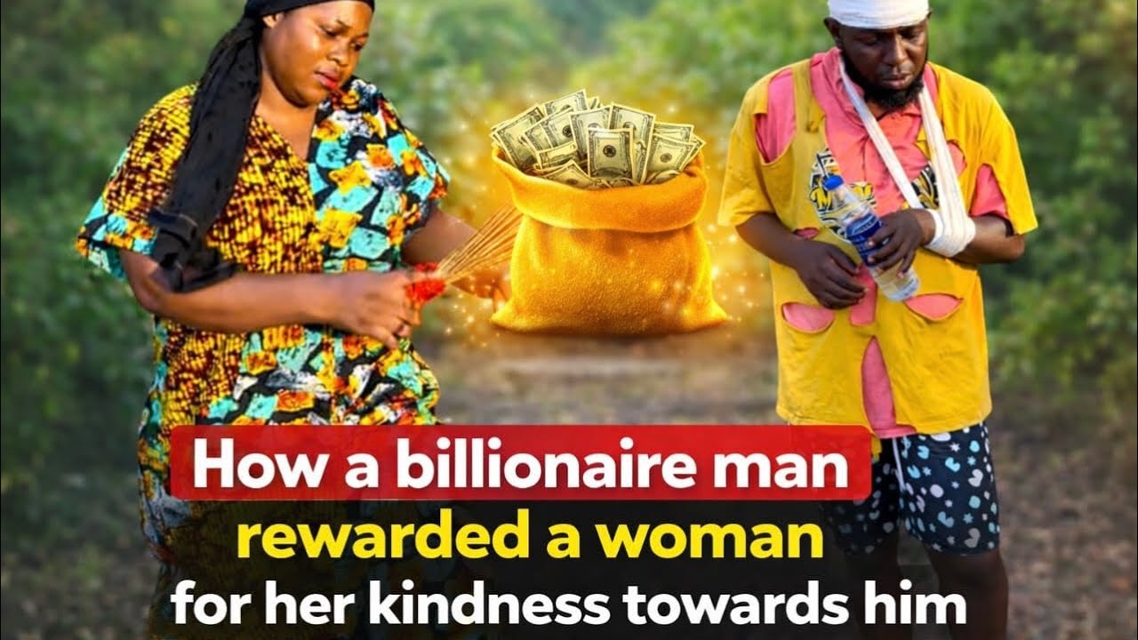 How a billionaire man rewarded a woman for her kindness towards him 