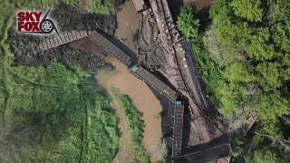 Union Pacific train derailed in Oostburg