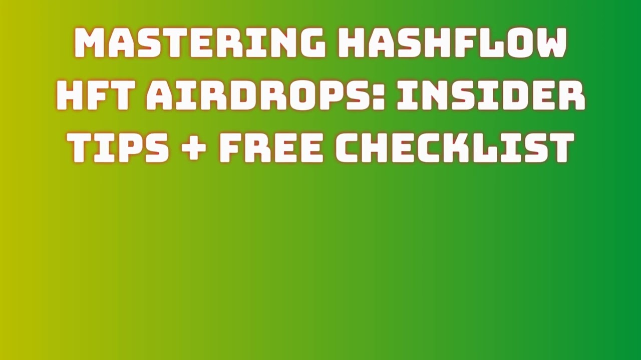 Get Free Hashflow HFT Airdrop  |  Discover Hashflow HFT Airdrop Exchange Options