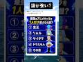 最強のアニメキャラクターを1人だけ選ぶなら誰#shorts#おもしろ#Twitter#TikTok#アニメ