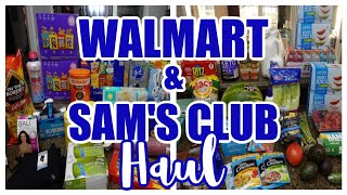 WEEKLY GROCERY HAUL | SAM'S CLUB HAUL | WALMART HAUL 2021 | LIVING IN THE MOM LANE