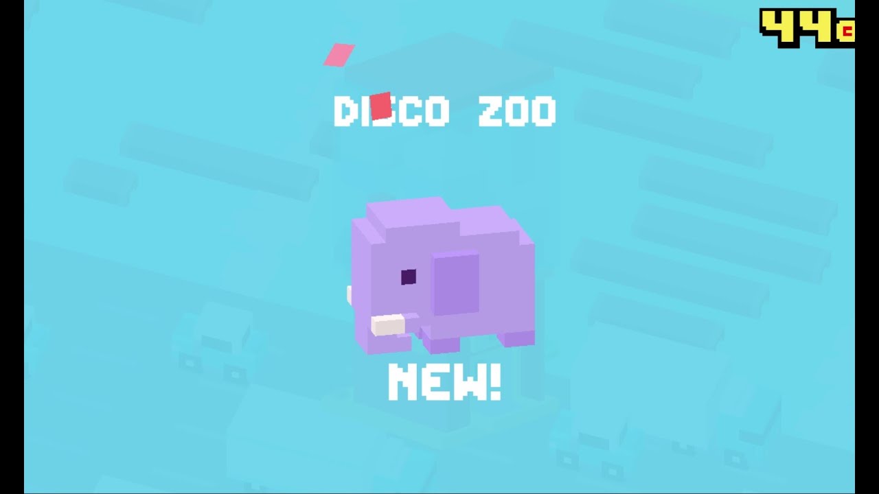 Crossy Road · Gameplay · Vampire unlocks Disco Zoo
