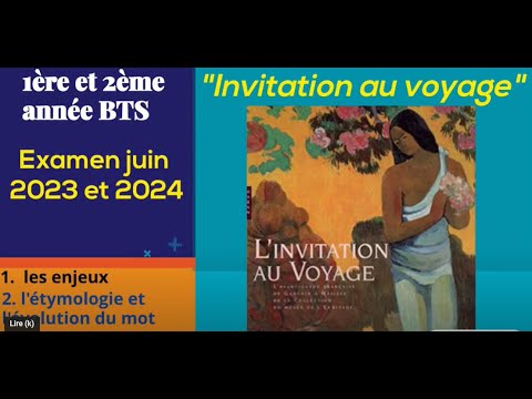 dissertation invitation au voyage bts