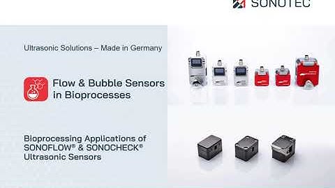 Flow and Bubble Sensors in Bioprocesses