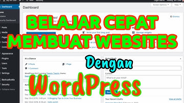 Belajar cepat membuat Website dengan WordPress
