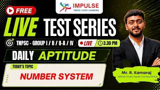 APTITUDE MOCK TEST - 02 | TNPSC Exams | Group 1, 2, 4 LIVE Practice