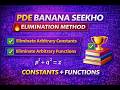📘 Obtaining Partial Differential Equations (PDE) | Elimination Methods | Engineering Mathematics