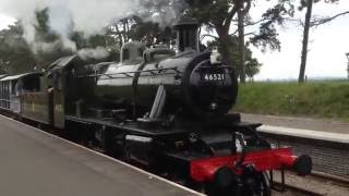 Ivatt Class 2 No 46521 at Cheltenham racecourse May 2016 by Everything GWR 1,080 views 7 years ago 1 minute, 51 seconds
