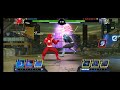 POWER RANGERS LEGACY WARS ROCKY RED NINJA APE VS STEEL SILVA