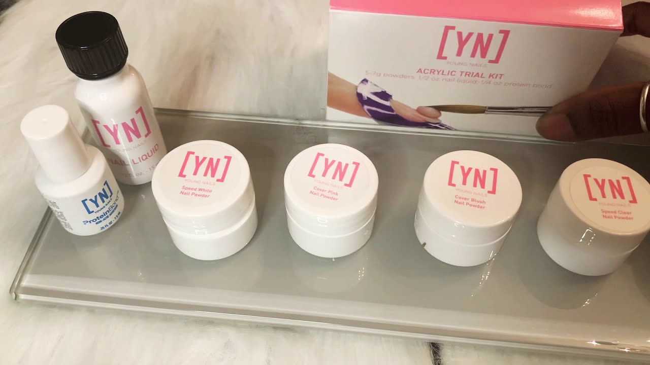 Young nails acrylic trial kit