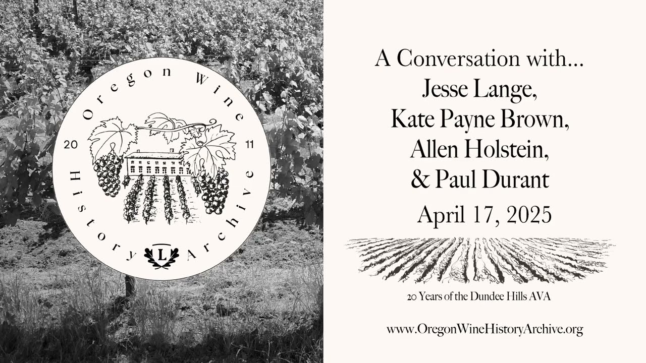 Sense of Place: How Trailblazers Defined a Region's Identity (20 Years of the Dundee Hills AVA)