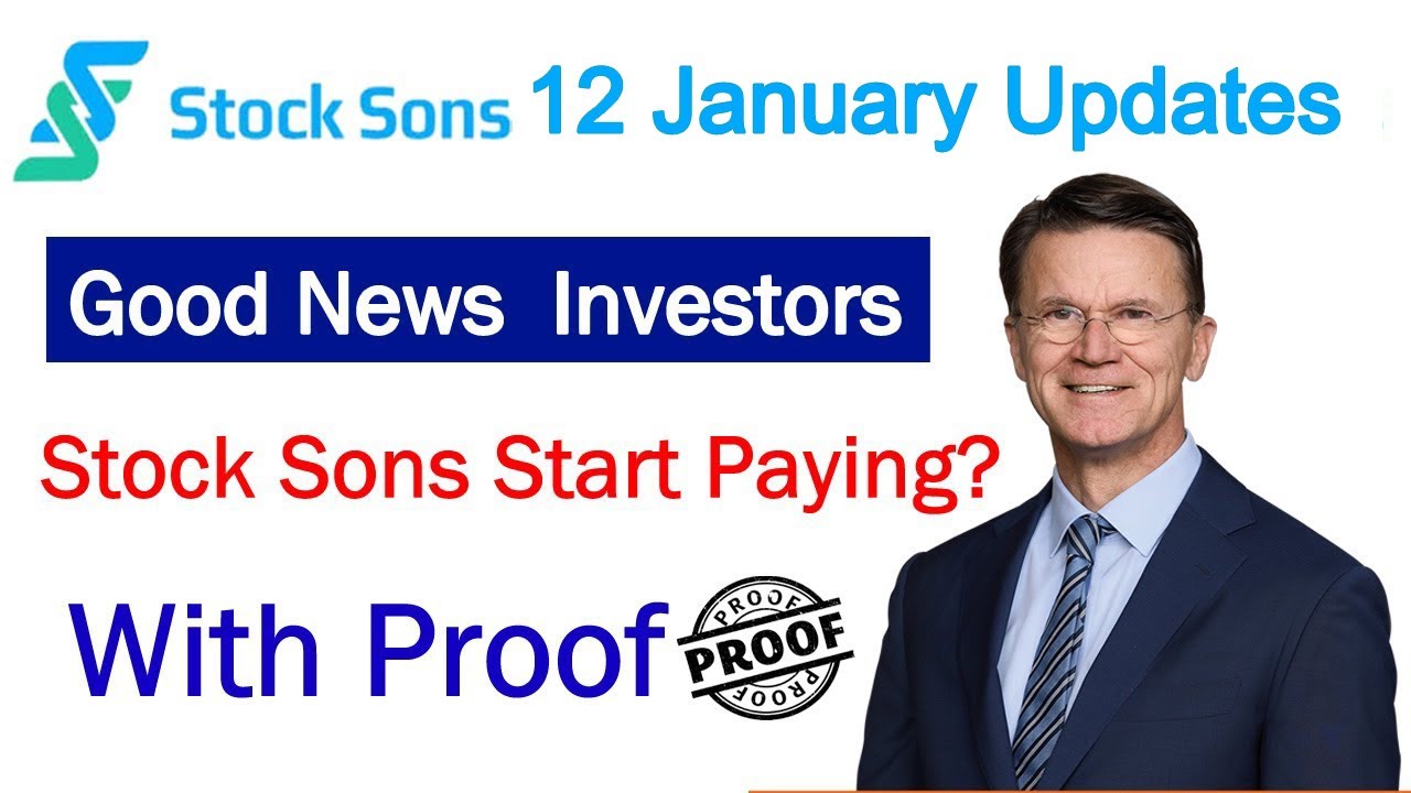 StockSons Start Paying Again At 12 January | StockSons Today Latest Good News | CryptoEarners