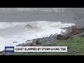 King Tide, heavy rain slam Oregon coastline