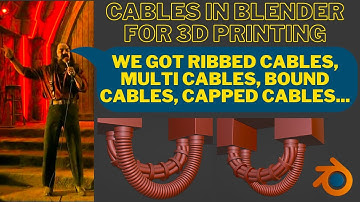 Creating different cable designs in Blender - Cablerator