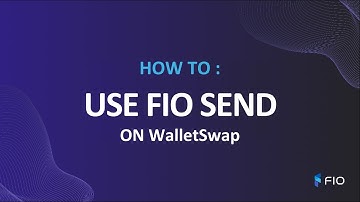 How To Use FIO Send On WalletSwap