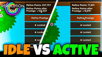 RfP IDLE vs ACTIVE farming Speed // REVOLUTION IDLE
