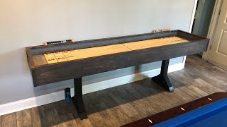 Diy Cheap Shuffleboard Table Youtube