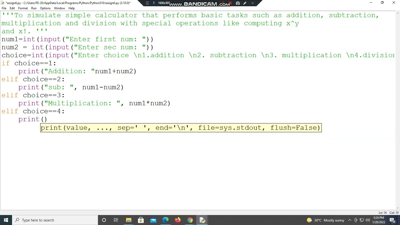 Assignment 6 PPS SPPU FE 2019 Pattern