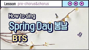 How To Sing BTS Spring Day in Korean 방탄소년단 봄날 | Lyrics Breakdown, Pronunciation