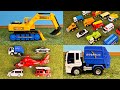 【はたらくくるま 20分】救急車 消防車 清掃車 ショベルカー いくぞ!しゅつどう!バナナも登場!ばAmbulance, fire truck, street sweeper, excavator