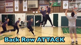 القفز من الصف الخلفي (خط 10 أقدام / خط 3 أمتار) - كيفية ضرب الكرة الطائرة تعليمي