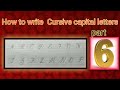 Handwriting cursive handwriting capital letters small letters  easiest way for beginners