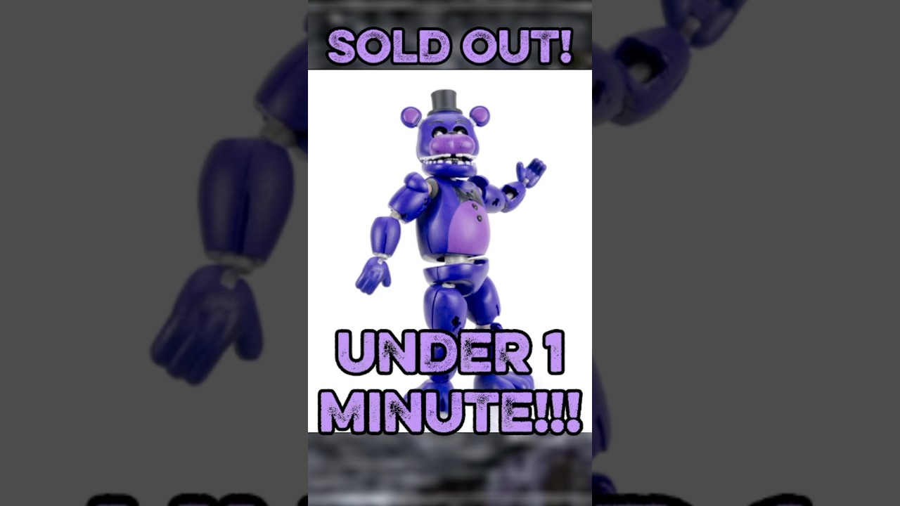 Jazwares Shadow Freddy Endo Series Sold Out In Under 1 MINUTE?!??!